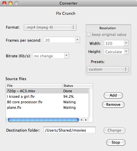 flv crunch mac