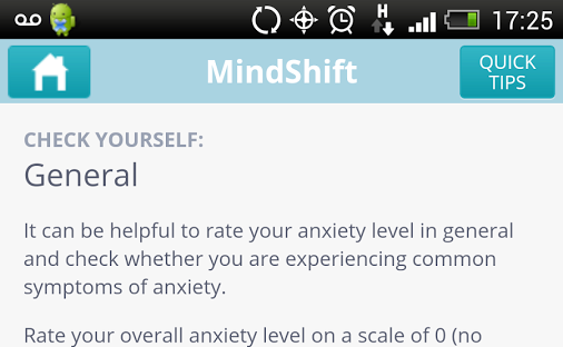 MindShift mide tu ansiedad y aplica tecnicas de relajación